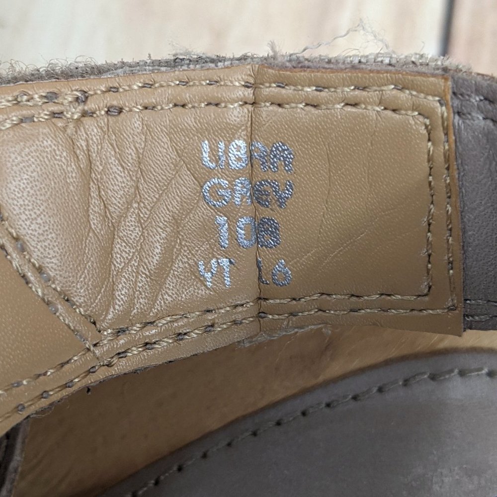 EARTH Libra Heeled Sandals Gray Leather Comfort Sandal Sz 10 - Picture 10 of 10